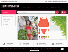 Tablet Screenshot of bikini-brasil-shop.de
